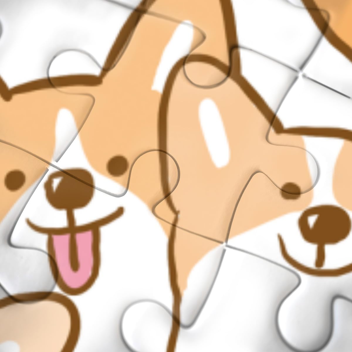 Amazon.co.jp: 500ピース ジグソーパズル かわいい コーギー 犬柄 木製